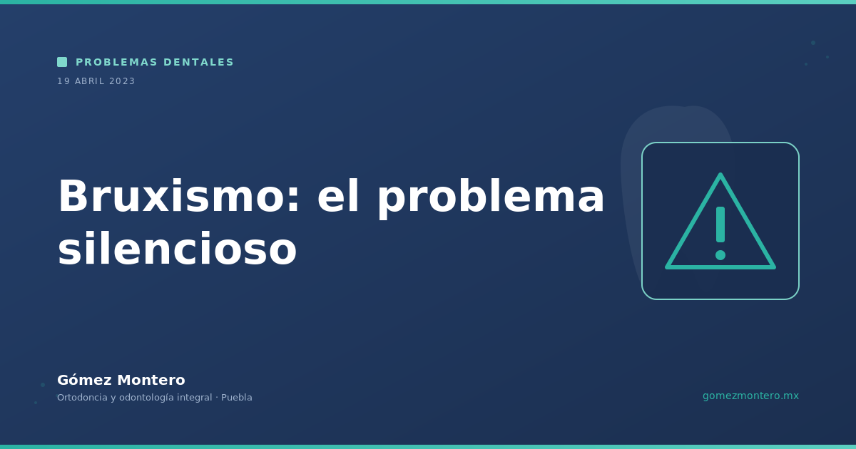 Bruxismo: el problema silencioso
