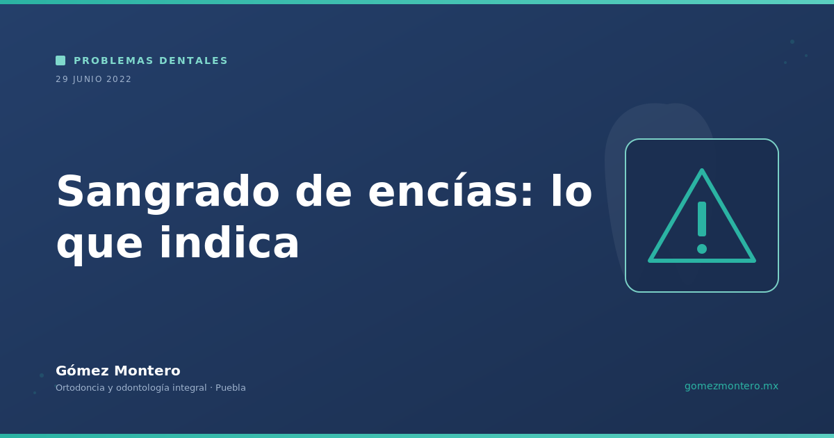 Sangrado de encías: lo que indica