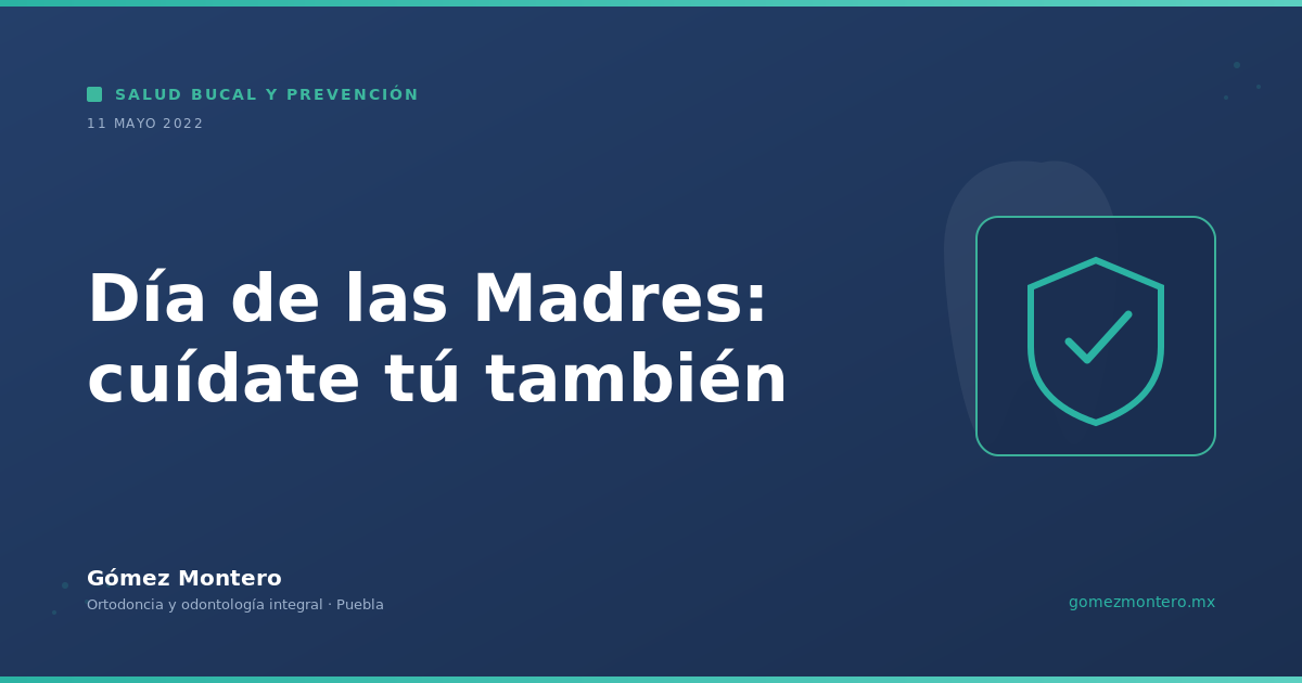 Día de las Madres: cuídate tú también