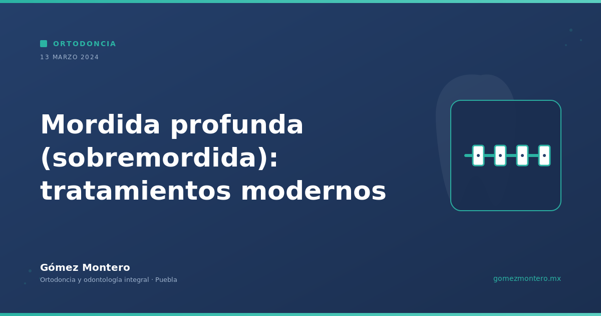 Mordida profunda (sobremordida): tratamientos modernos