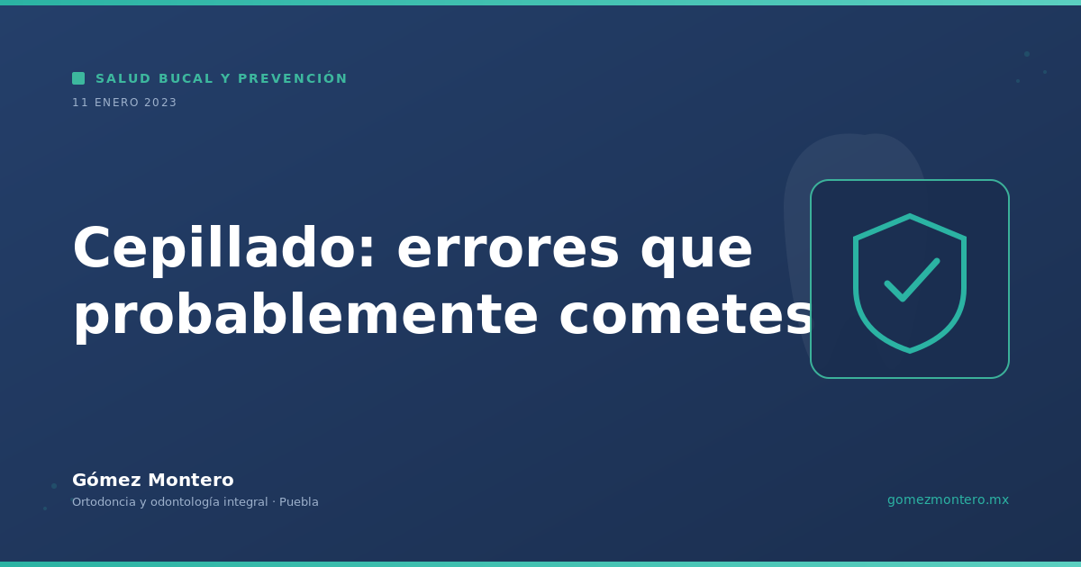 Cepillado: errores que probablemente cometes