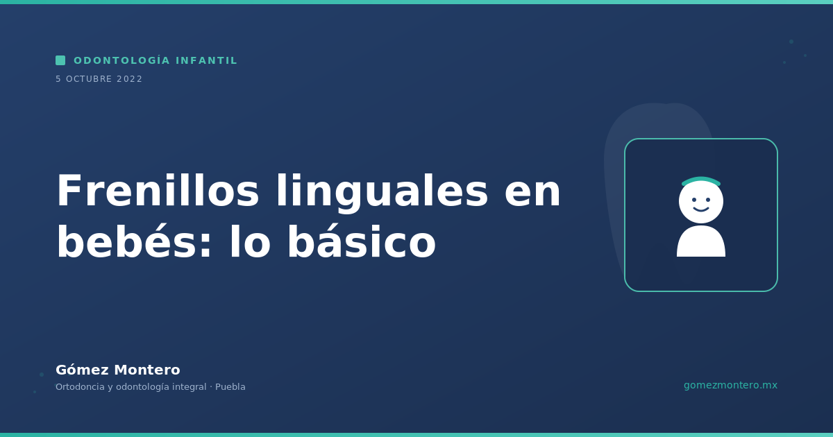 Frenillos linguales en bebés: lo básico