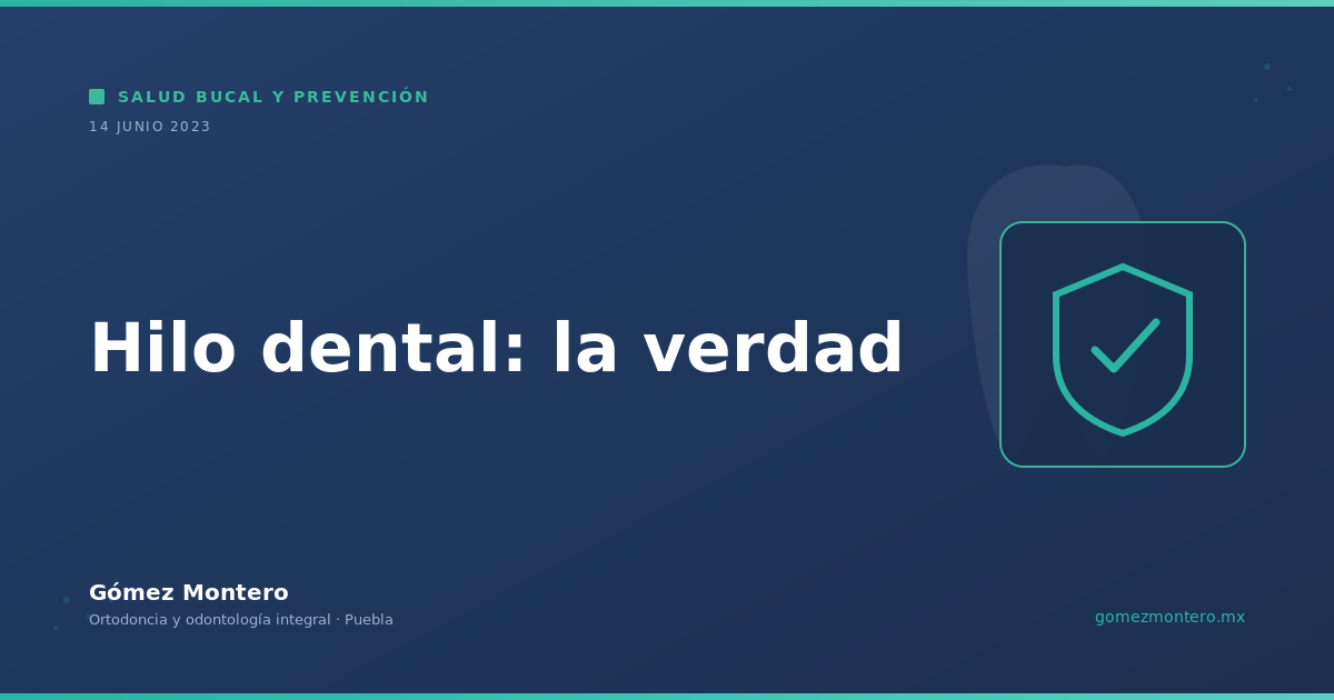 Hilo dental: la verdad