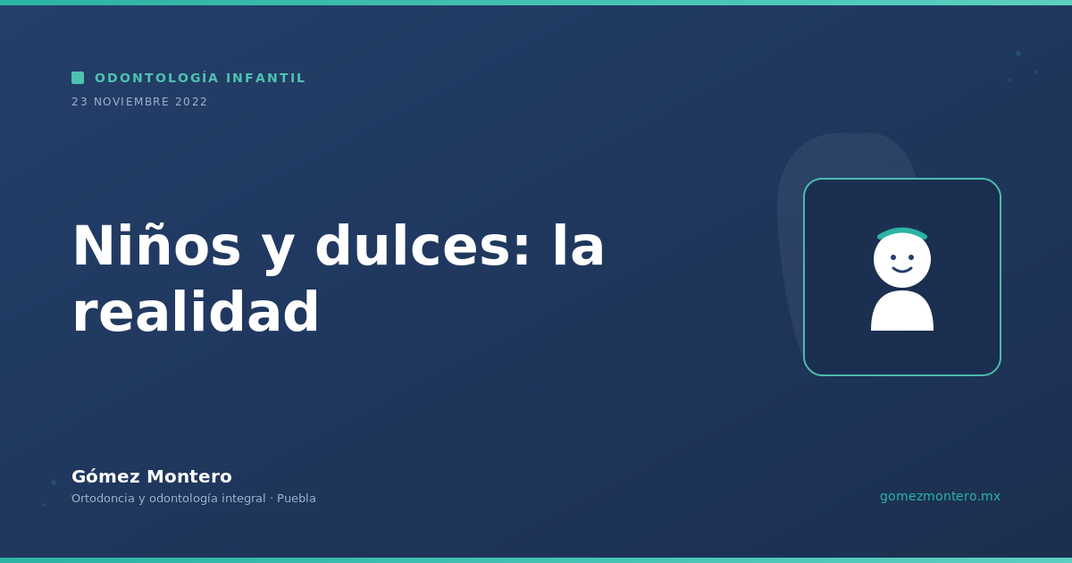 Niños y dulces: la realidad