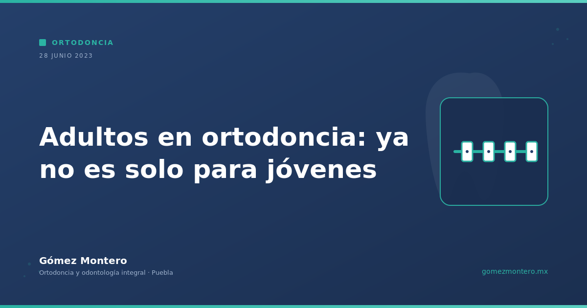 Adultos en ortodoncia: ya no es solo para jóvenes