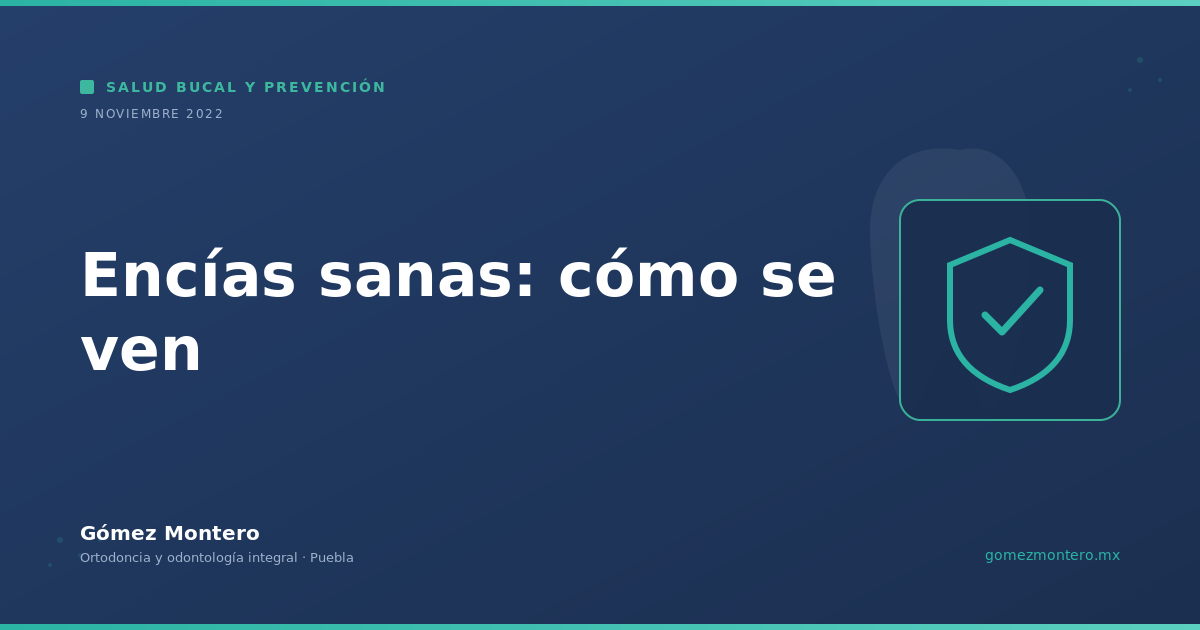 Encías sanas: cómo se ven