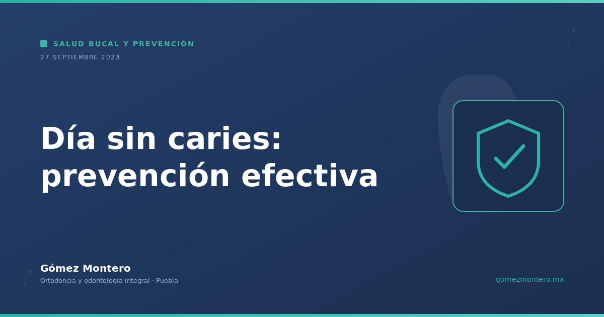 Día sin caries: prevención efectiva